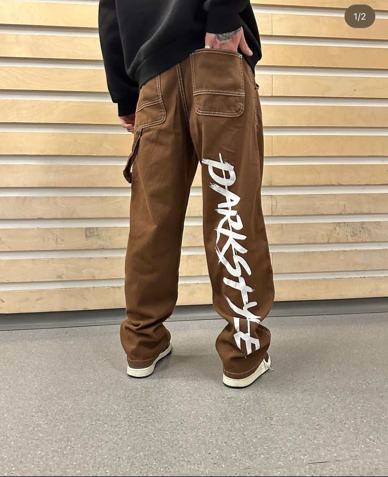 Difransel darkstyle chinos pant in dark brown